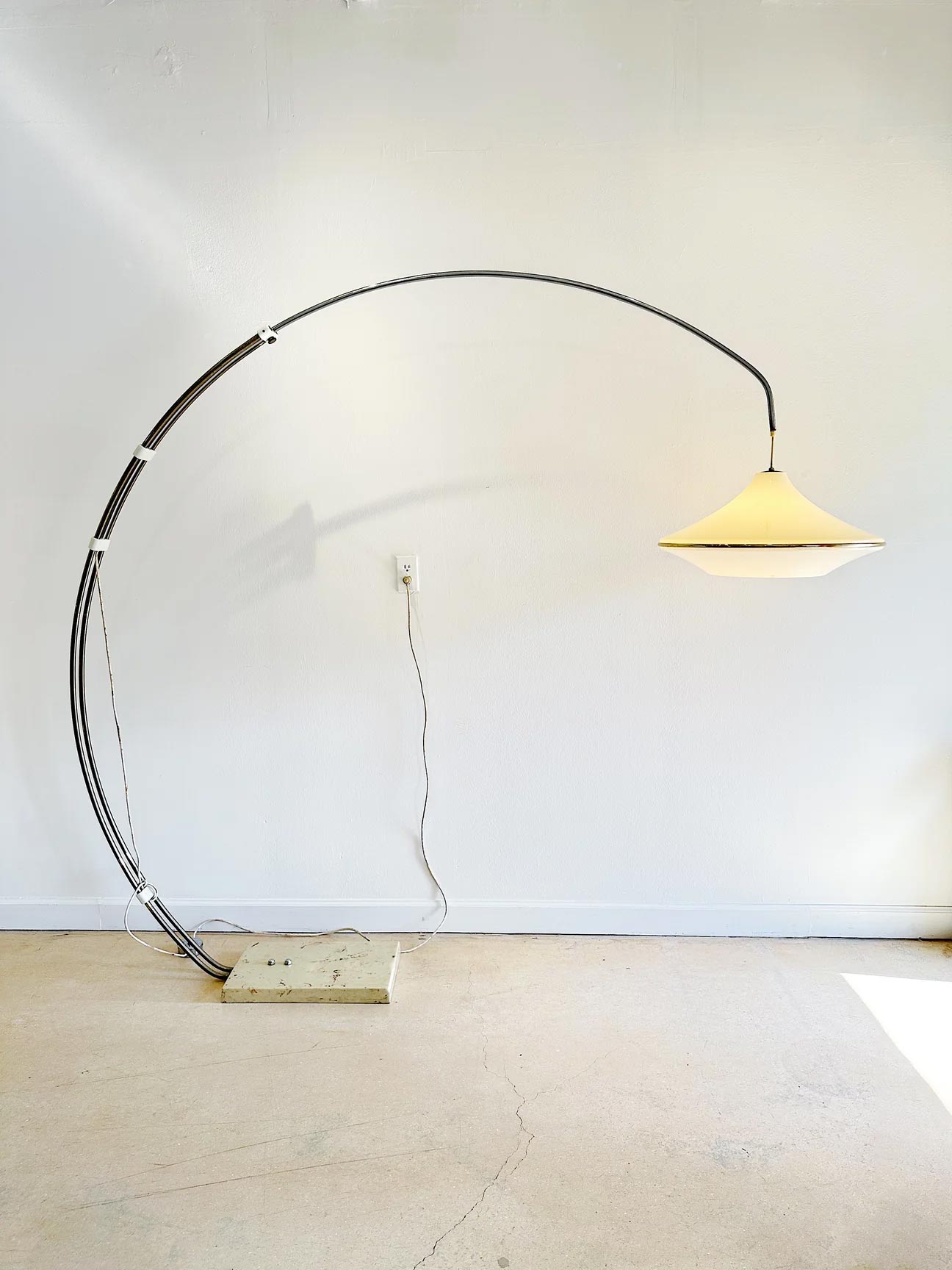 Mid century modern hot sale arc floor lamp