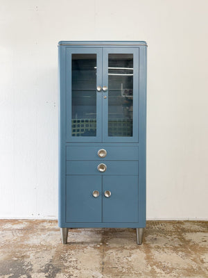 1940s Metal Hamilton Medical Cabinet