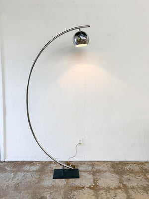 Chrome Arc Floor Lamp