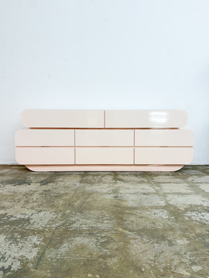 Light Pink Bubble Waterfall Dresser