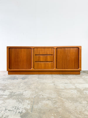 Teak Tambour Door Dresser / Credenza