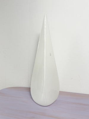 Italian White-striped Lamp, Vetri Murano