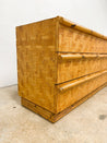 Bamboo Parquetry Lowboy Dresser - Rehaus