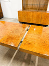 Baughman - style Burl Expanding Dining Table - Rehaus