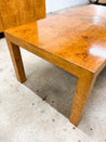 Baughman - style Burl Expanding Dining Table - Rehaus