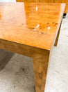 Baughman - style Burl Expanding Dining Table - Rehaus