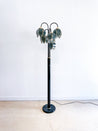 Blue + Black Lotus Floor Lamp - Rehaus