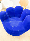 Blue Velvet Chair - Rehaus