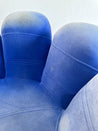 Blue Velvet Hand Chair (#1) - Rehaus