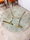 Brass + Glass Arch Coffee Table, Roger Sprunger - Rehaus