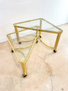 Brass Nesting Tables - Rehaus