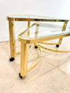 Brass Nesting Tables - Rehaus