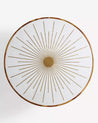 Brass Sunburst Marble Coffee Table, Anthropologie - Rehaus