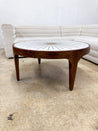 Brass Sunburst Marble Coffee Table, Anthropologie - Rehaus