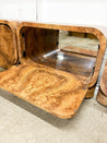 Burl + Acrylic Modular Shelving Unit - Rehaus