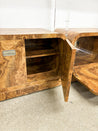 Burl + Acrylic Modular Shelving Unit - Rehaus