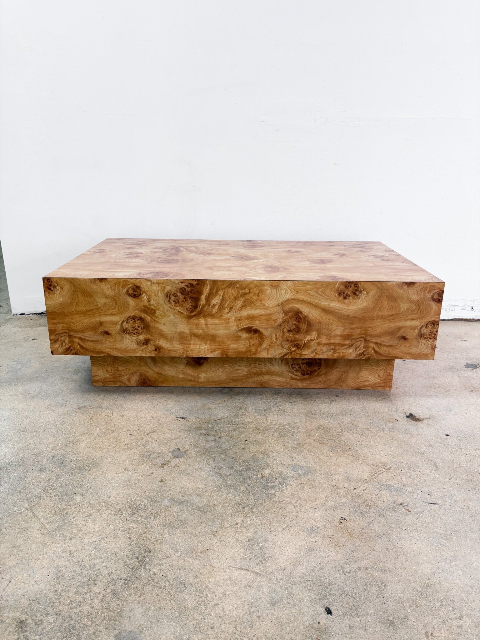 Burl Laminate Coffee Table - Rehaus