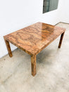 Burl Laminate Dining Table - Rehaus