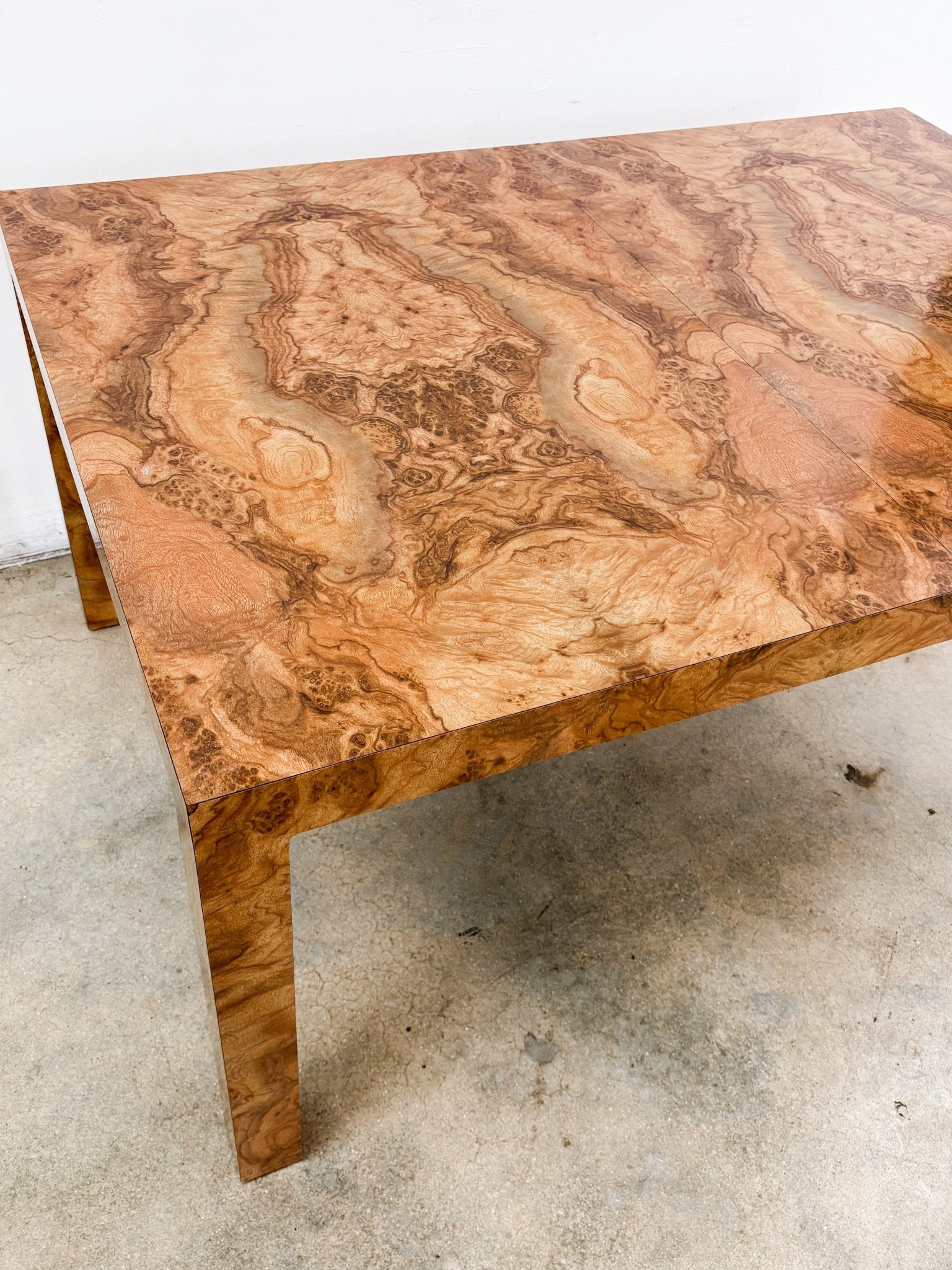 Burl Laminate Dining Table - Rehaus