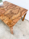 Burl Laminate Dining Table - Rehaus