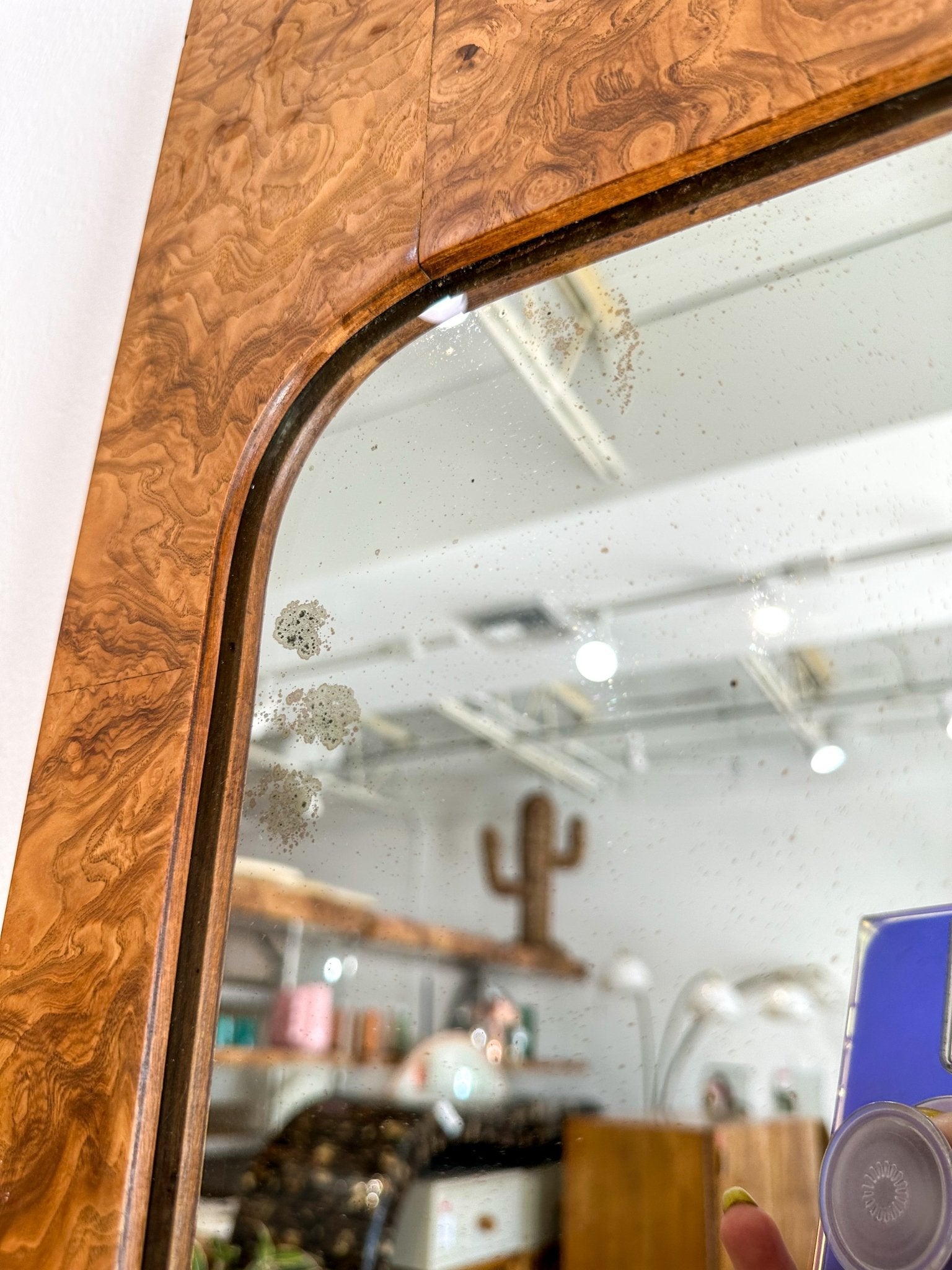 Burl Wood Lowboy Dresser + Mirrors, by Lane Rehaus Burl Wood Lowboy Dresser + Mirrors, by Lane Rehaus