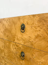 Burlwood + Brass Baughman - style Dresser, Founders - Rehaus