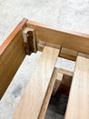 Canadian Teak Platform Bed + Nightstands, Queen - Rehaus