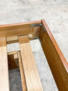 Canadian Teak Platform Bed + Nightstands, Queen - Rehaus