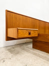 Canadian Teak Platform Bed + Nightstands, Queen - Rehaus