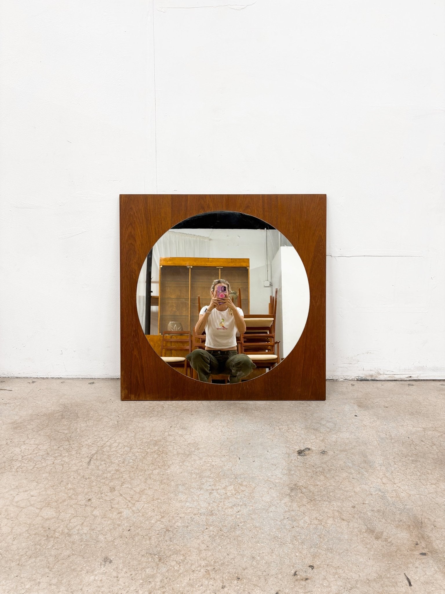 Canadian Teak Square Mirror, RS Montreal - Rehaus
