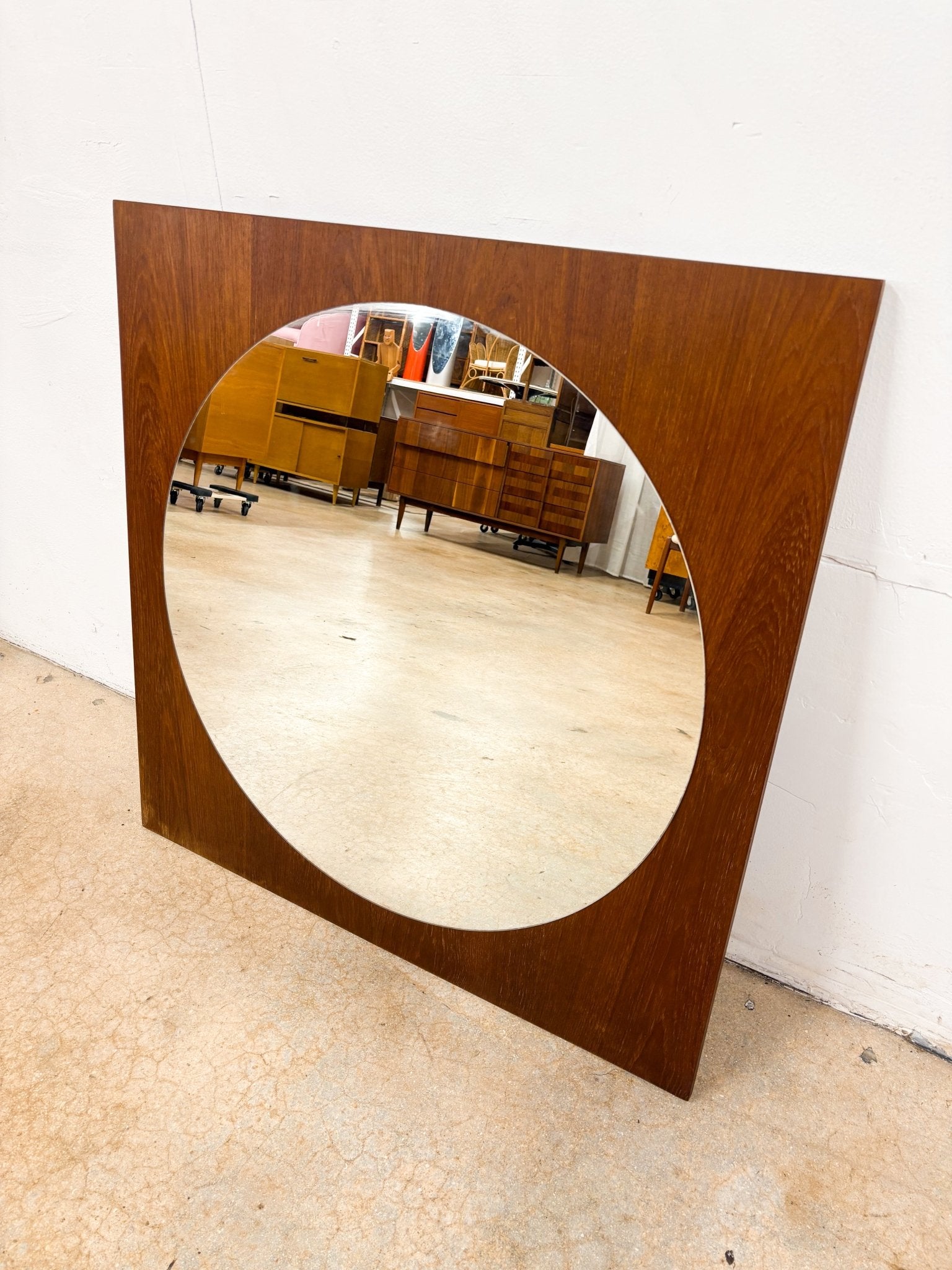 Canadian Teak Square Mirror, RS Montreal - Rehaus