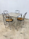 Cane + Chrome Bistro Dinette Set - Rehaus