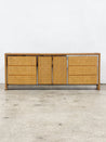 Cane + Chrome Lowboy Dresser - Rehaus