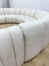 Channel - back Serpentine Sectional Sofa - Rehaus