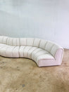 Channel - back Serpentine Sectional Sofa - Rehaus