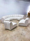 Channel - back Serpentine Sectional Sofa - Rehaus