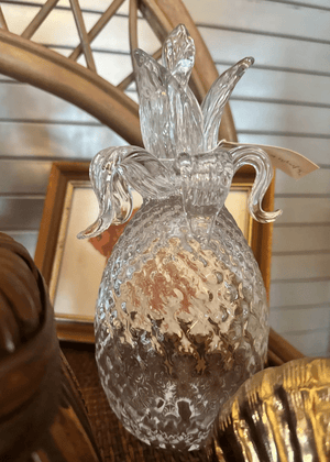 Clear Glass Pineapple