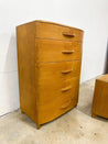 Crescendo Champagne Tallboy Dresser & Vanity - Rehaus