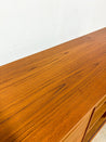 Danish 12 - Drawer Tambour Lowboy Dresser, Dyrlund - Rehaus