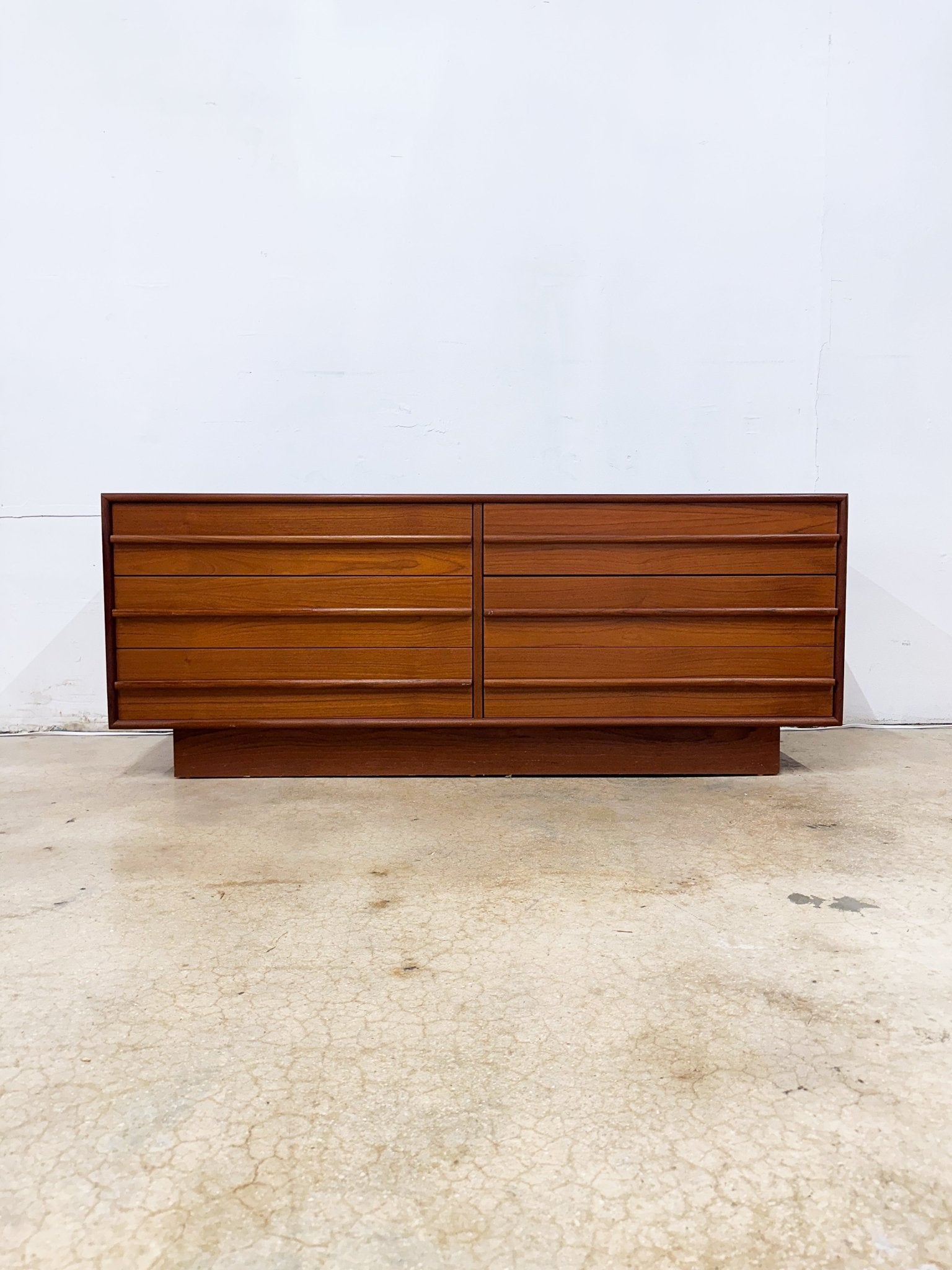 Danish 6 - Drawer Lowboy Dresser - Rehaus