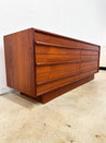 Danish 6 - Drawer Lowboy Dresser - Rehaus