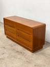 Danish Modern Teak Lowboy Dresser - Rehaus