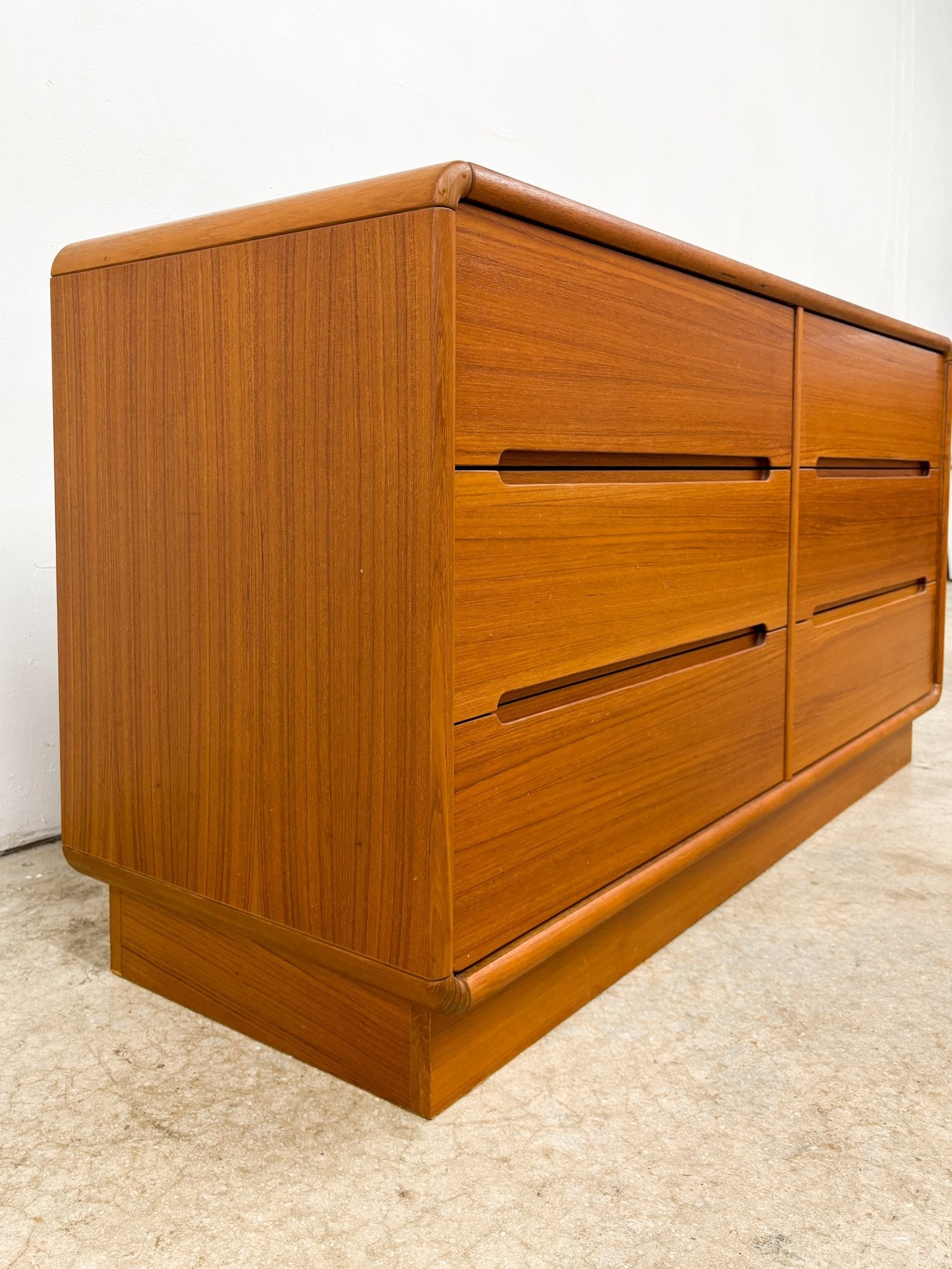 Danish Modern Teak Lowboy Dresser (2 Available) - Rehaus