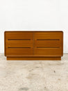 Danish Modern Teak Lowboy Dresser (2 Available) - Rehaus