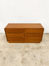 Danish Modern Teak Lowboy Dresser (2 Available) - Rehaus
