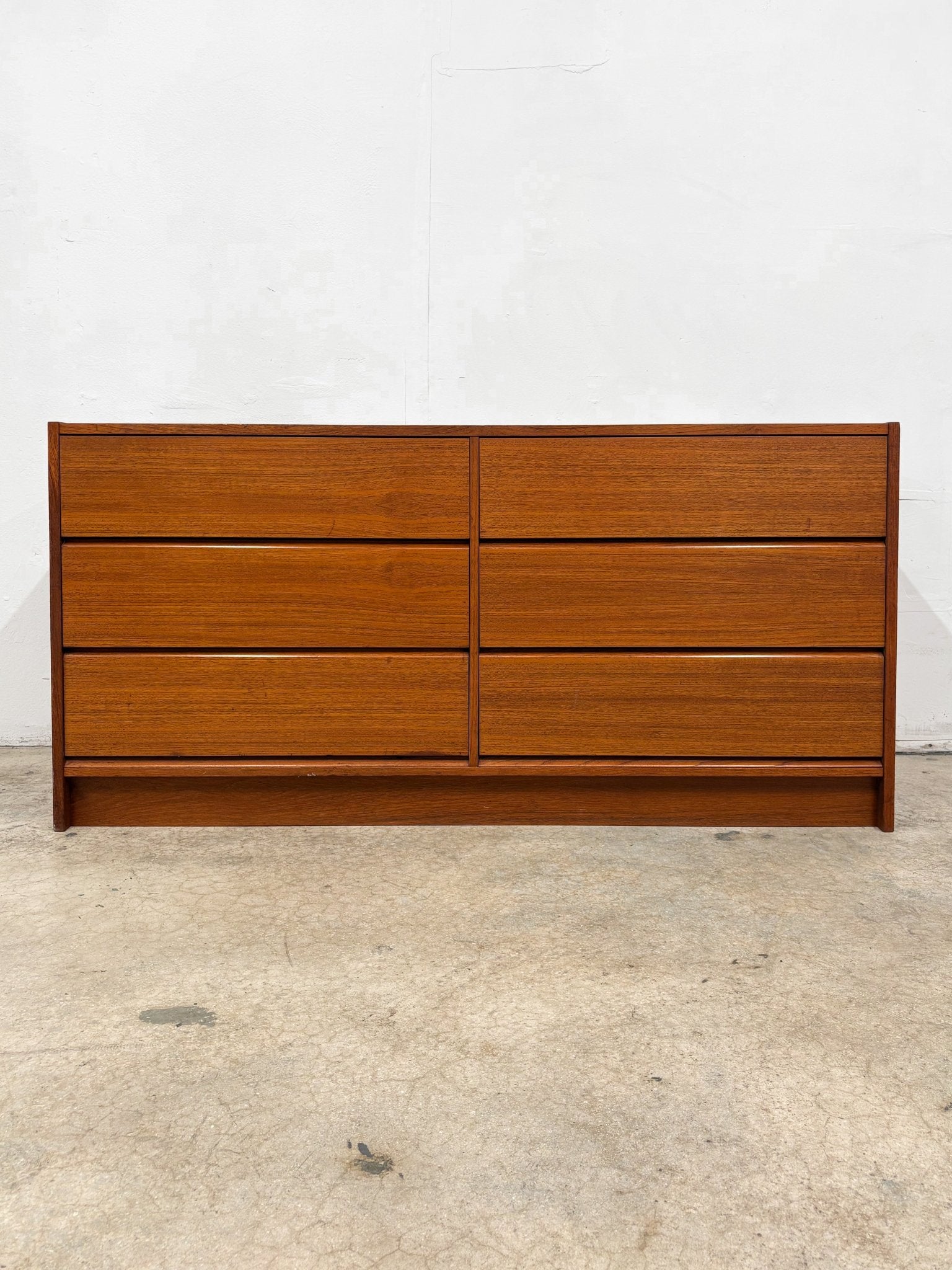 Danish Modern Teak Lowboy Dresser - Rehaus