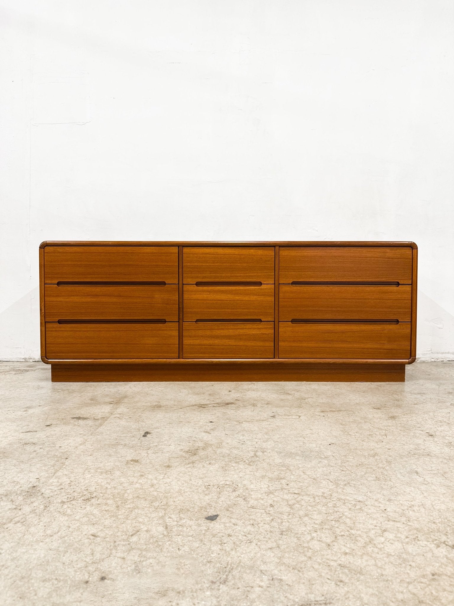 Danish Modern Teak Lowboy Dresser - Rehaus