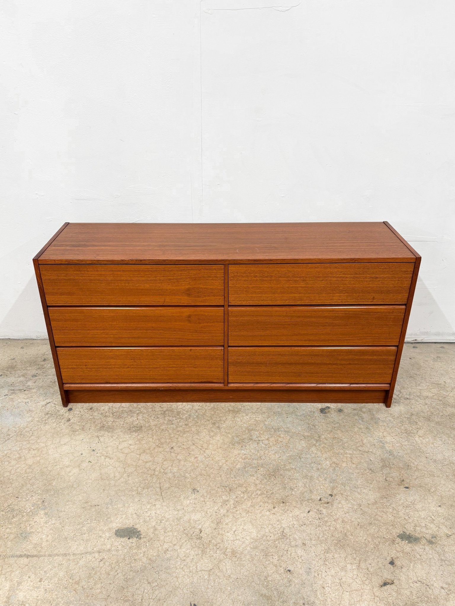 Danish Modern Teak Lowboy Dresser - Rehaus