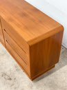Danish Modern Teak Lowboy Dresser - Rehaus