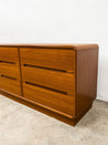 Danish Modern Teak Lowboy Dresser - Rehaus